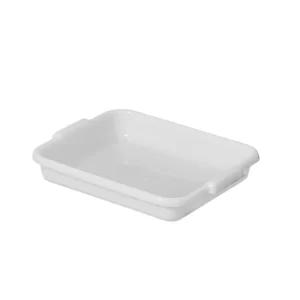 Bandeja branca de PEAD NATURAL multifuncional não empilhável