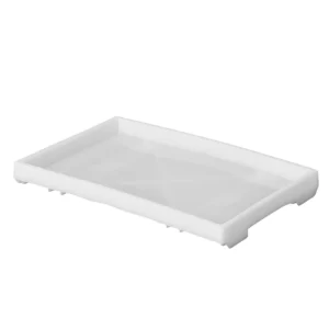Bandeja branca de PEAD NATURAL multifuncional