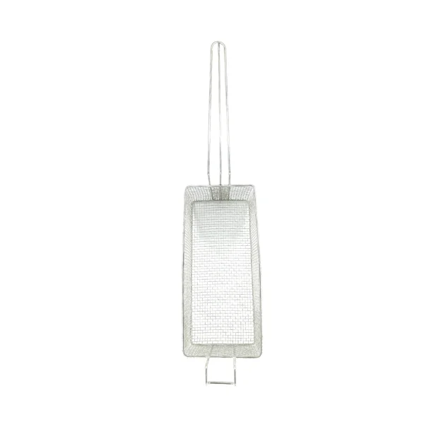 Cesto aramado com suporte frontal para descanso para fritadeira Tedesco