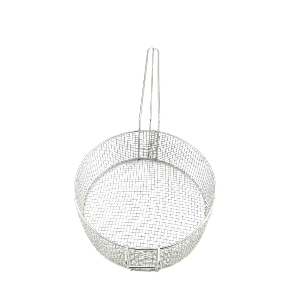 Cesto aramado redondo com suporte frontal para fritadeiras - Imagem 2