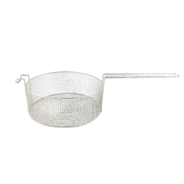 Cesto aramado redondo com suporte frontal para fritadeiras - Imagem 3