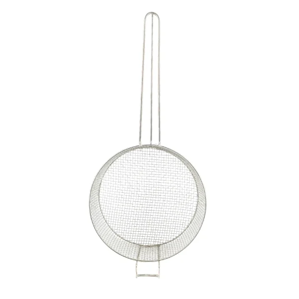 Cesto aramado redondo com suporte frontal para fritadeiras