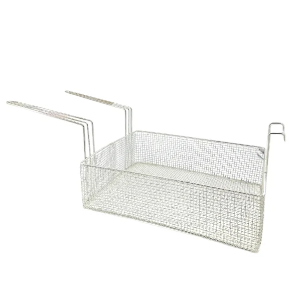 Cesto aramado retangular com suporte frontal para fritadeira Multifritas - Imagem 3