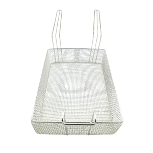 Cesto aramado retangular com suporte frontal para fritadeira Multifritas