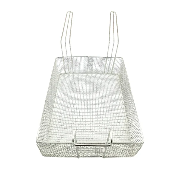 Cesto aramado retangular com suporte frontal para fritadeira Multifritas