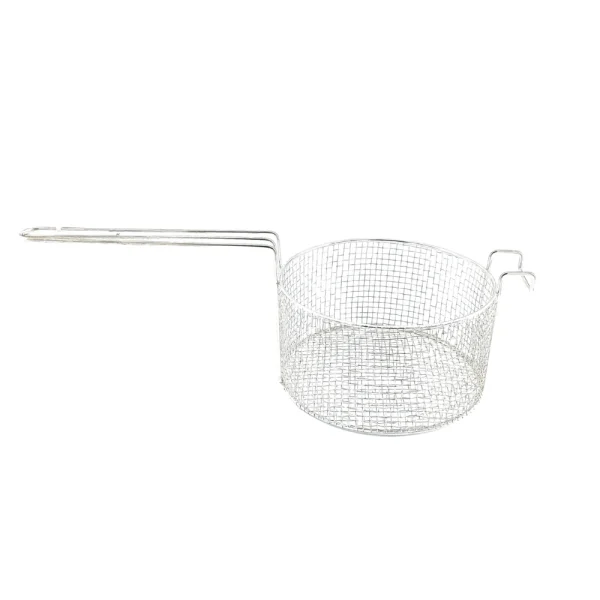Cesto aramado redondo com suporte frontal para fritadeiras - Imagem 3
