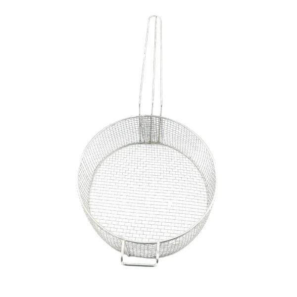 Cesto aramado redondo com suporte frontal para fritadeiras - Imagem 2