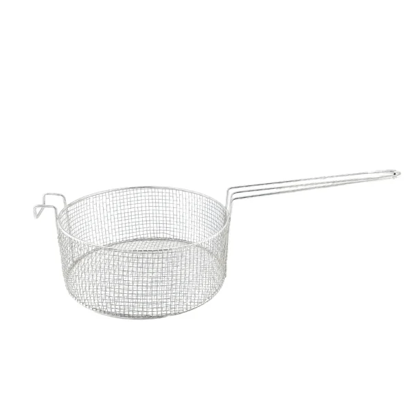 Cesto aramado redondo com suporte frontal para fritadeiras - Imagem 3