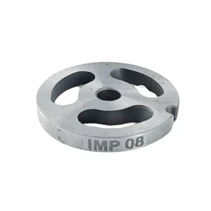 Disco para moedor de carne boca 8 com corte tipo RIM