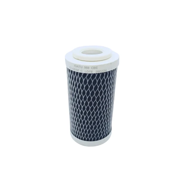 Elemento filtrante carbon block com encaixe para filtro Igatu