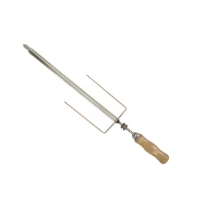 Espeto Tomasi com Cabo de Madeira e Roldana para Costelão