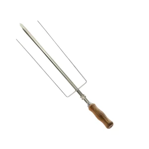 Espeto Tomasi com Cabo de Madeira e Roldana para Galeto