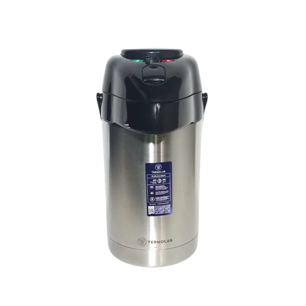 Garrafa térmica de 2,5 L Termolar com corpo e ampola em inox