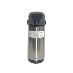Garrafa térmica de 1 L Termolar com corpo de inox e ampola de vidro<br/><br/>