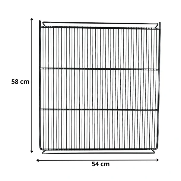 Grade preta sem porta etiqueta para o freezer vertical Metalfrio - Imagem 2