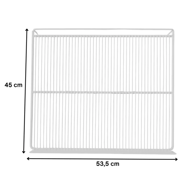 Grade branca com porta etiqueta para freezer vertical Metalfrio - Imagem 2