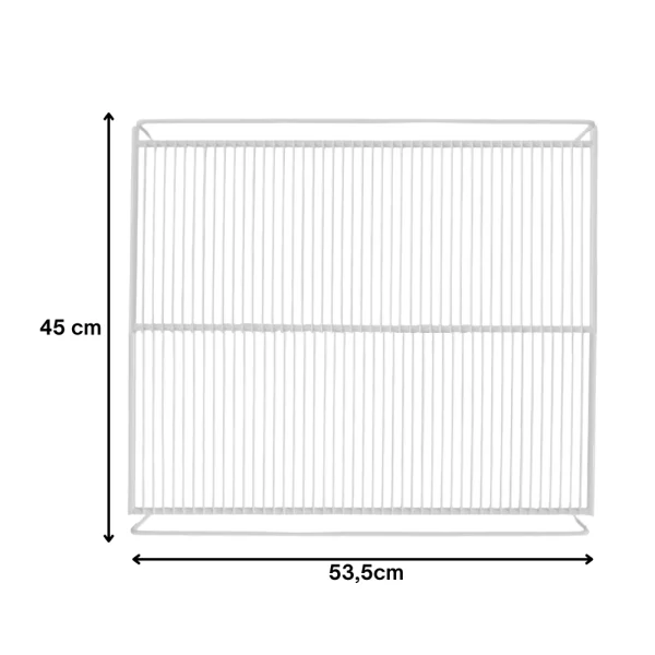 Grade branca sem porta etiqueta para freezer vertical Metalfrio - Imagem 2