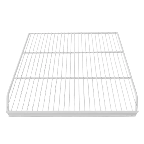 Grade branca com porta etiqueta para o freezer vertical antigo Metalfrio - Imagem 3
