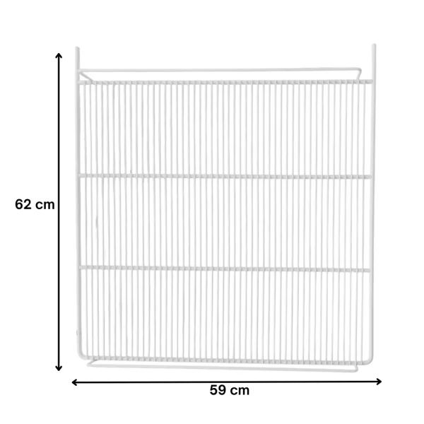 Grade branca sem porta etiqueta para freezer vertical Metalfrio - Imagem 2