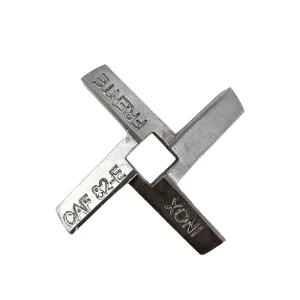 Navalha de corte duplo para misturador de carne boca 82-E