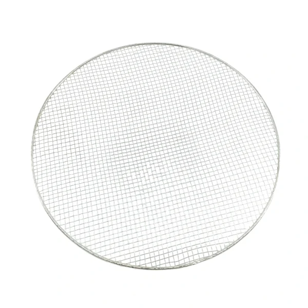 Peneira aramada de 37cm de diâmetro coletora de resíduos para fritadeiras água e óleo.