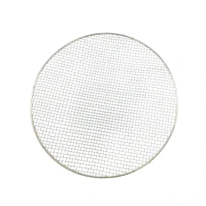 Peneira aramada coletora de resíduos para fritadeiras de bojo redondo com 32cm de diâmetro