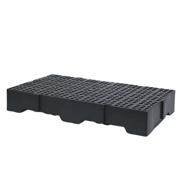 Piso estrado modular preto 82x41x13cm vasado