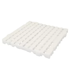 Piso estrado modular branco 50x50x5cm vasado