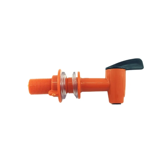 Torneira plástica marron para filtros e bebedouros