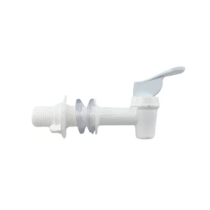 Torneira plástica branca para filtros e bebedouros