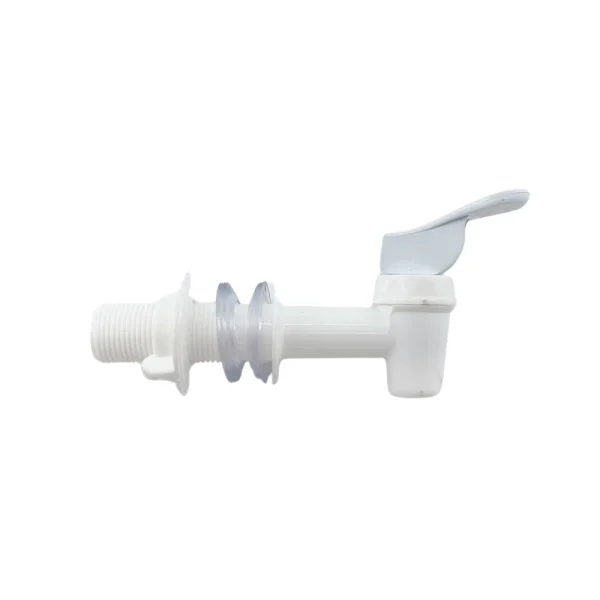 Torneira plástica branca para filtros e bebedouros
